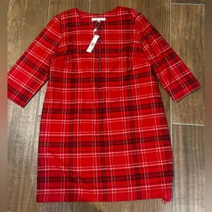 Trina Turk Plaid Versed Shift Dress , Sz. XL